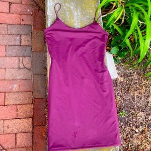 XS GARAGE SEAMLESS PLUNGE DRESS